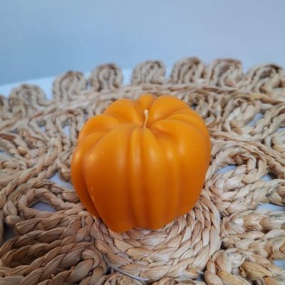 Świeca sojowa w kształcie dyni 🎃✨
