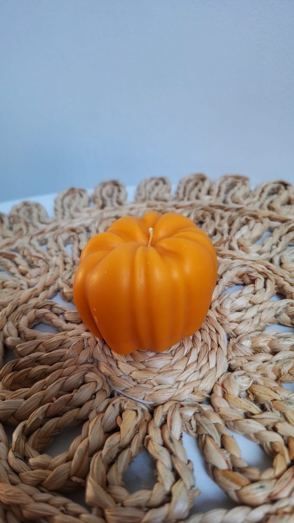 Świeca sojowa w kształcie dyni 🎃✨